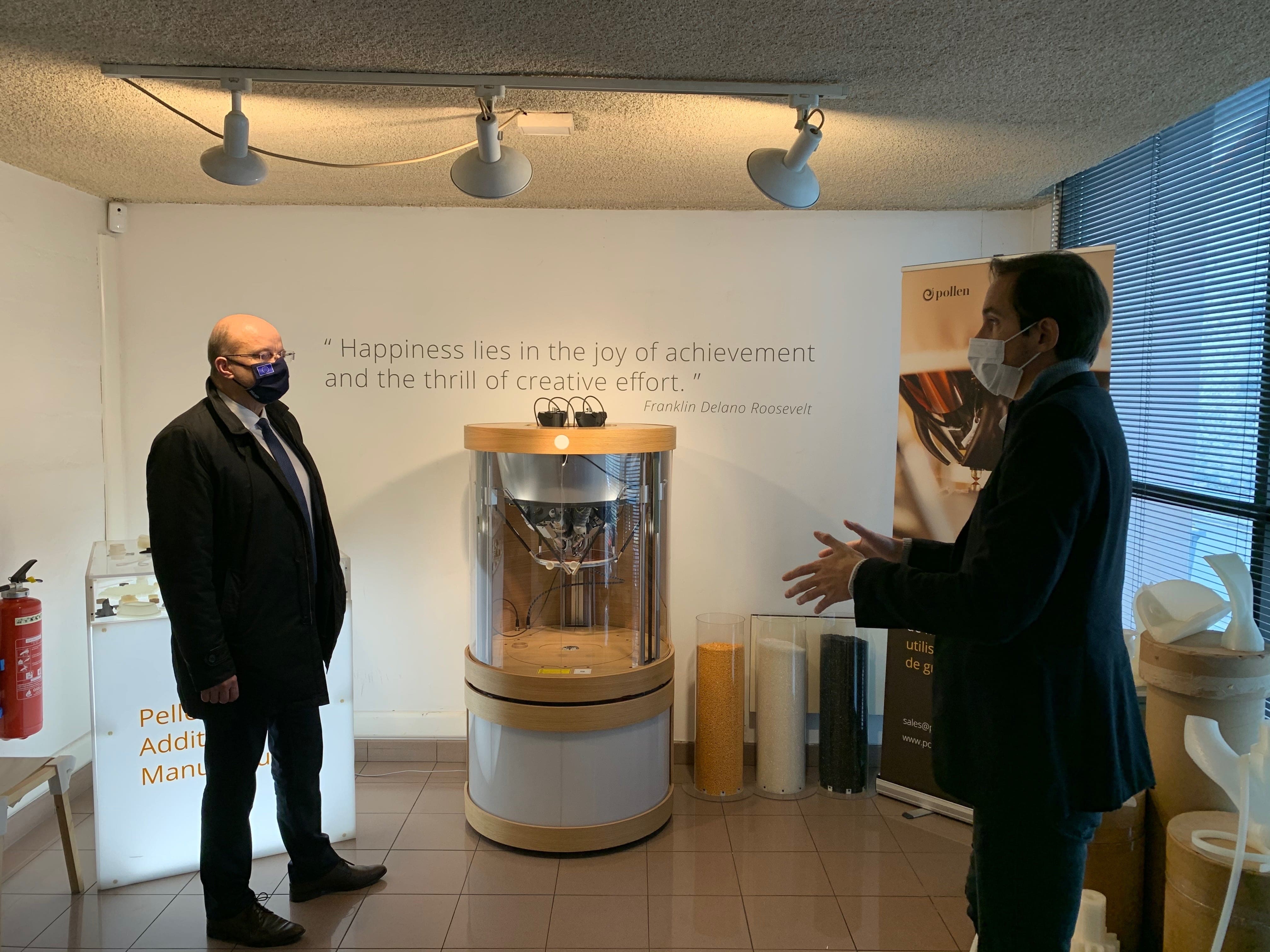 Christophe Grudler, MEP visits Pollen AM